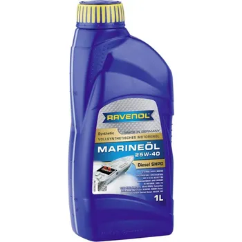 Motorový olej RAVENOL MARINEOIL SHPD 25W40 SYNTHETIC 1L (Syntetický lodní motorový olej pro 4-taktní naftové motory)