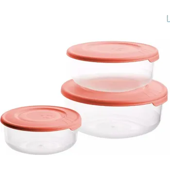 Dóza na potraviny Dóza na potraviny UH sada 3ks 1.7/1/0.5L kulatá mix ";Family Food"; TONTARELLI