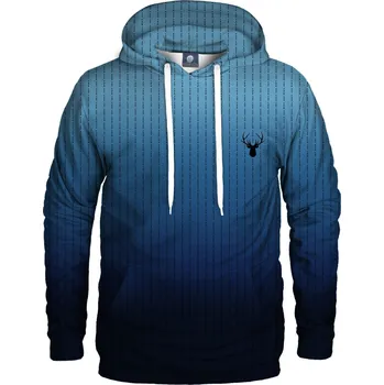 Pánská mikina Unisex mikina s kapucí Fk You Ultra H-K AFD689 1871870 modrá - Aloha From Deer XL Modrá