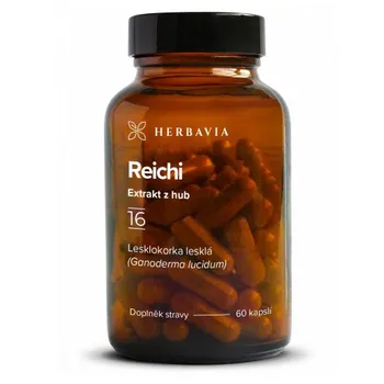 Přírodní produkt Herbavia Reishi 500 mg 60 cps.