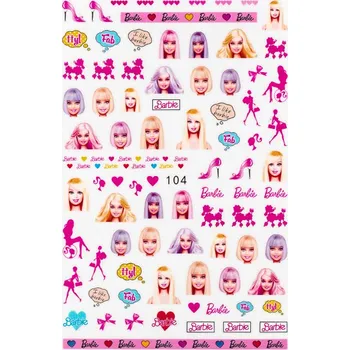 BIO NAILS BIO-nails nálepka dětská 104 Barbie