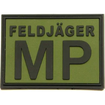Nášivka Nášivka PVC FELDJÄGER MP - zelená