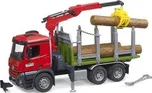 Bruder 3669 MB Arocs - přepravník na dřevo s hydraulickou rukou