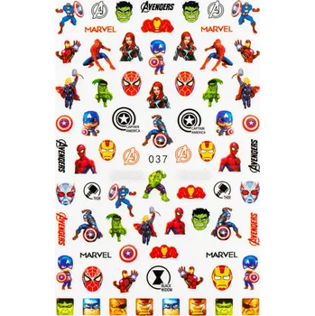 BIO NAILS BIO-nails nálepka dětská 037 Superhrdinové