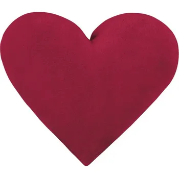Bytový textil Polštář Srdce 42x48 cm vínové