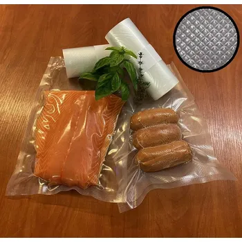 Fólie do vakuovačky, vakuovací fólie vroubkovaná M+S 15 x 600 cm síla 90 mi 2 ks