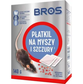 Hubení hlodavce Bros Vločky pro myši a krysy 140g