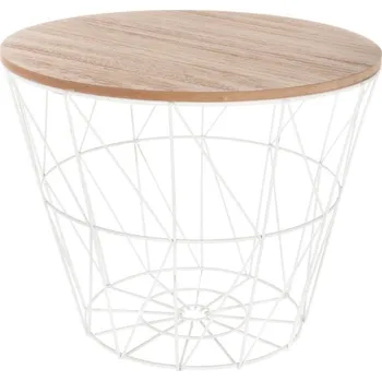 Konferenční stolek Atmosphera Kumi 38 x 38 x 30,5 cm bílý