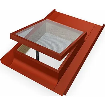 PREFA výlezové okno pro maloformát stucco, 600 x 600 mm vnitřní rozměr, Světle šedá P10