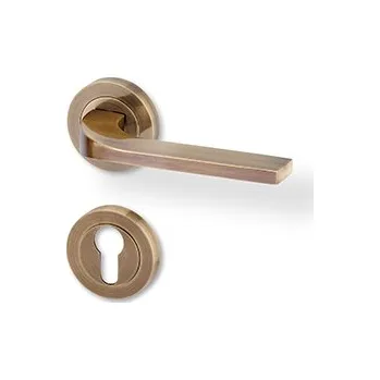 Dveřní kování ACT SERVIS ACT - Ulm R Provedení: PZ (vložkový zámek), Povrch: Bronz