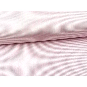 Mirtex Plátno košilovina HALENA 110/33430 Kostička růžová šíře 140cm Ceník: METRÁŽ: od 1 metrů
