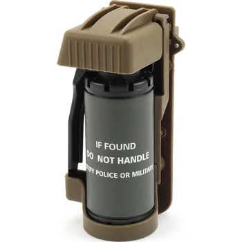 Airsoftová zbraň Imperator Tactical Imitace dýmovnice s úchytem MOLLE - TAN