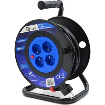 Prodlužovací kabel Kabel prodlužovací 3x1.5mm2, buben, 25m GEKO