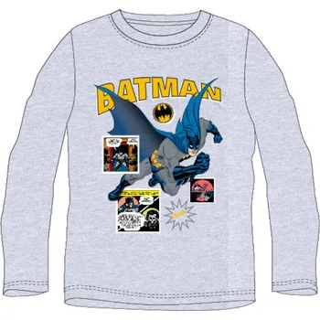 Chlapecké tričko dlouhý rukáv Batman šedé 104