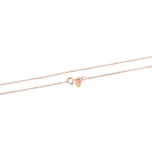 Beneto Pozlacený stříbrný řetízek Anker AGS1286-ROSEGOLD 55 cm + 2 měsíce na vrácení zboží
