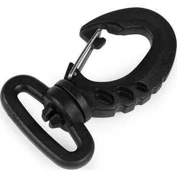 Plastová karabina průvlek 25; 30; 40; 50 mm, barva 1 (25 mm) černá