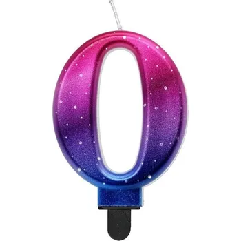 Karnevalový kostým Galaxy narozeninová svíčka - 0