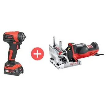 Frézka Mafell DDF 40 v MaxiMAX + akumulátorový šroubovák A 12 T-MAX