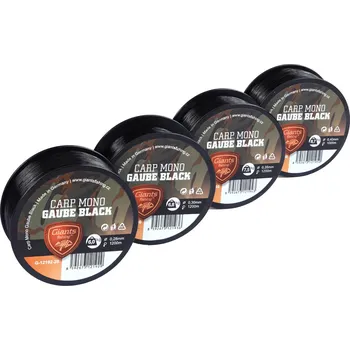 GIANTS FISHING VLASEC CARP MONO GAUBE BLACK 1200m průměr: 0,30 mm
