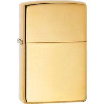 Zapalovač ZIPPO zapalovač 24183 ARMOR HIGH POLISH BRASS s možností gravírování