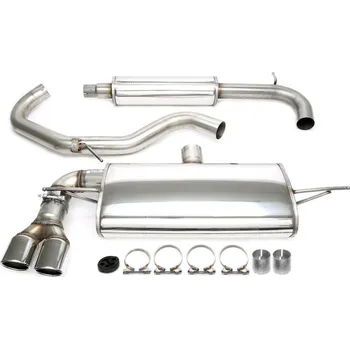 Tlumič výfuku TA Technix sportovní nerezový catback výfuk VW Golf VII htb (5G, 12-19) s víceprvkovou ZN kromě Variant, 2x 80 mm rovná nerezová koncovka s pertlem