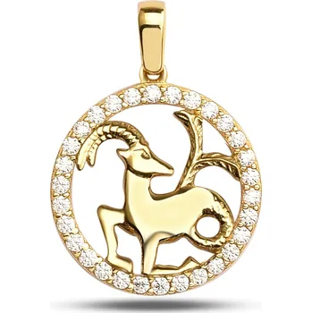 Přívěsek Lillian Vassago Zlatý přívěsek znamení Kozoroh LLV95-GP001-Kozoroh