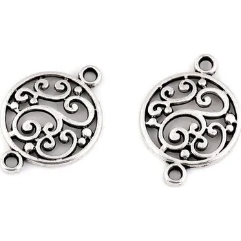 Filigránový dekorační našívací ozdobný díl - kolečko ornament 2