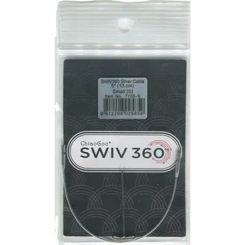 Lanko ChiaoGoo Twist SWIV360 SILVER S 13Cm (Lanko ChiaoGoo Twist SWIV360 SILVER S 13Cm)