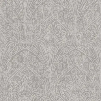 Tapeta Vliesová tapeta šedý zámecký vzor 746334 / Tapety na zeď Indian style (0,53 x 10,05 m) Rasch