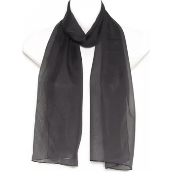 Šála Šifonová šála tmavě šedá (301216)