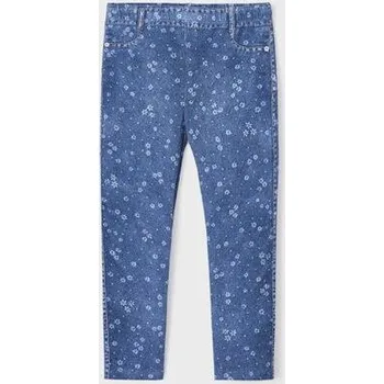 Dívčí kalhoty dětské legíny v džínovém vzhledu Mayoral 3777-67 velikost 104