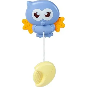 Hračka pro nejmenší Kousátko, závěsná hračka Tulimi, Medvídek - Sovička tyrkys/růžová