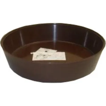 Podmiska Miska pod květináč UH o12cm hnědá K27