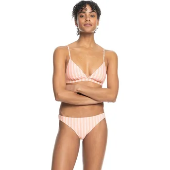 Dámské plavky plavky Roxy Roxy Into The Sun Fixtikitri S - MFQ8/Papaya Punch Novelta Stripe H M
