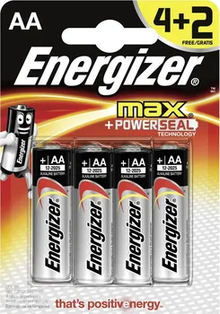 Článková baterie Energizer Max LR06 AA