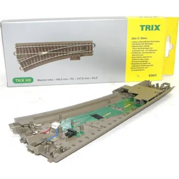 Modelová železnice H0 - TRIX výhybka levá