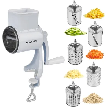 Kuchyňský mlýnek KonigHOFFER Mlýnek na ořechy, strouhanku 5x buben bílá