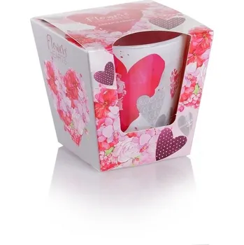 Svíčka Bartek Candles svíčka 115 g Flowers Hearts - Dream Garden