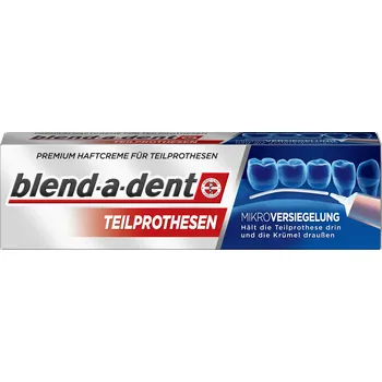 Péče o zubní náhradu Blend-a-dent Teilprothesen fixační adhezivní krém pro částečné zubní protézy 40 g