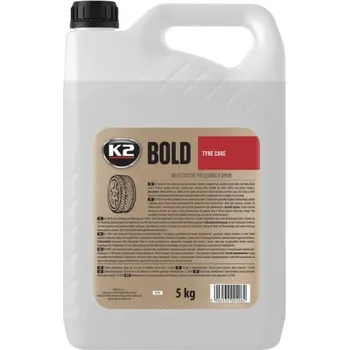 Autokosmetika K2 BOLD 5 l - prostředek na ošetření pneu, M190