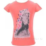 WOLF dívčí oranžové tričko 98-128 Velikost: 98