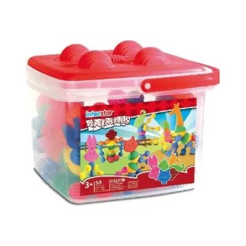 ostatní stavebnice Interstar Zvířátka 55 dílů