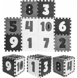 Smily Play Číslice dětské pěnové puzzle 10 dílků černé/bílé