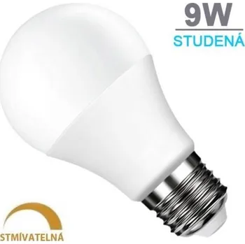 Žárovka Optonica LED žárovka STMÍVATELNÁ 9W 18xSMD2835 806lm E27 STUDENÁ