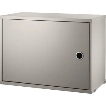Komoda STRING Skříňka Cabinet with Swing Door, Beige