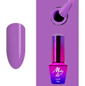 Lak na nehty Molly Lac Gel-lak UV/LED 10g Coctails&Drinks Purple rain 16