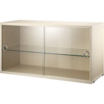 Komoda STRING Skříňka Display Cabinet, Ash