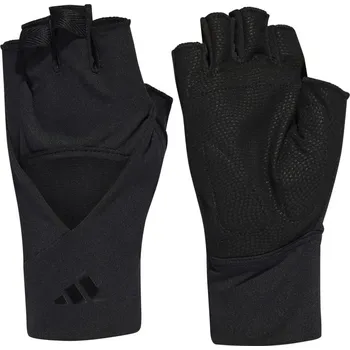 Fitness rukavice Dámské tréninkové rukavice adidas TRAINING GLOVEW W černé HT3931 - L | UK 6,5 | US 8