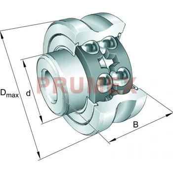 INA LFRI 50/8-6 2Z ložisková kladka