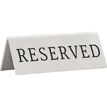 Kancelářský nábytek Securit Rezervační tabulka 5ks anglicky